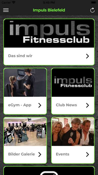 Emulate iPhone app Impuls Fitness Bielefeld using MyAndroid Emulate iPhone app Impuls Fitness Bielefeld using MyAndroid