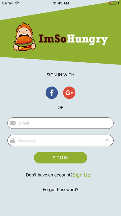 Emulate iPhone app ImSoHungry using MyAndroid Emulate iPhone app ImSoHungry using MyAndroid