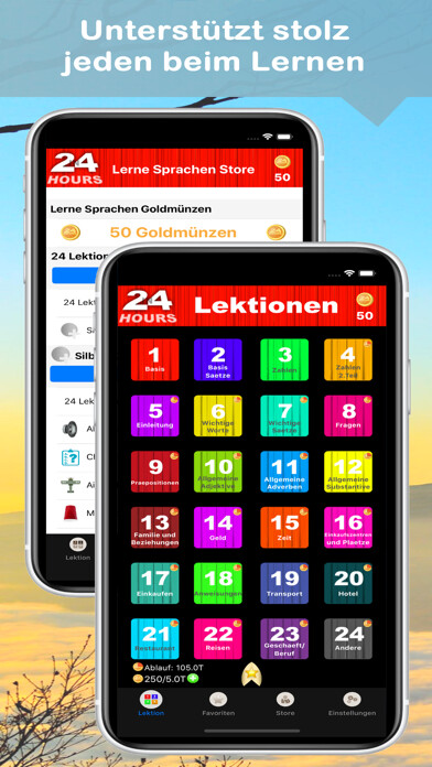 Emulate iPhone app In 24 Stunden Sprachen lernen using MyAndroid Emulate iPhone app In 24 Stunden Sprachen lernen using MyAndroid