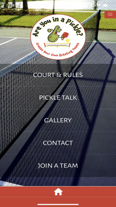 Emulate iPhone app IN-A-PICKLE CREATE TEAMS using MyAndroid