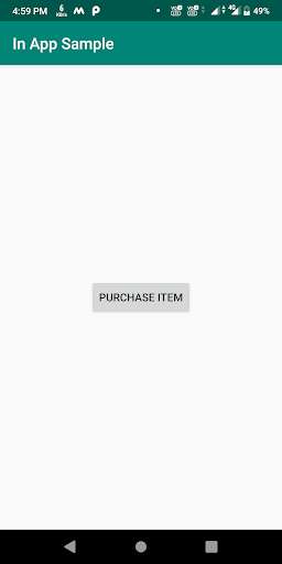 Run android online APK In App Purchase Sample from MyAndroid or emulate In App Purchase Sample using MyAndroid