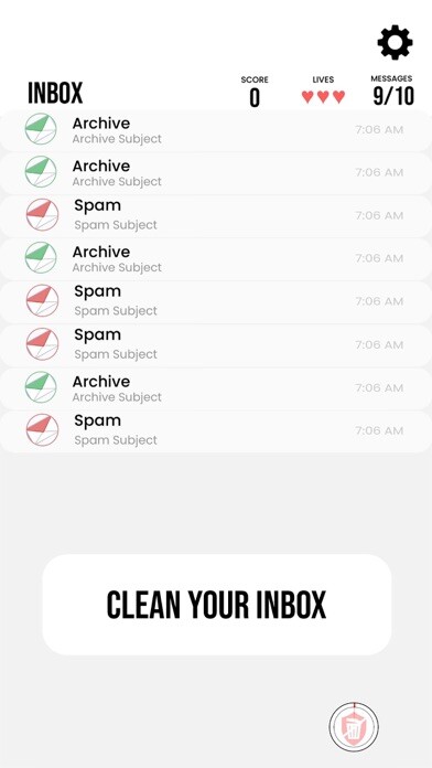 Emulate iPhone app Inbox Zero Mail Game using MyAndroid Emulate iPhone app Inbox Zero Mail Game using MyAndroid