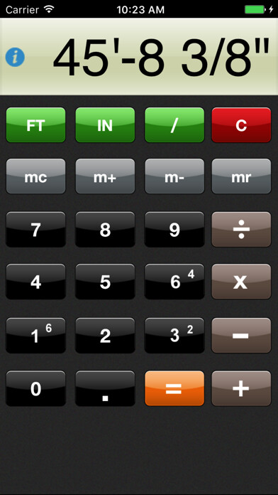 Emulate iPhone app inchCALC using MyAndroid Emulate iPhone app inchCALC using MyAndroid