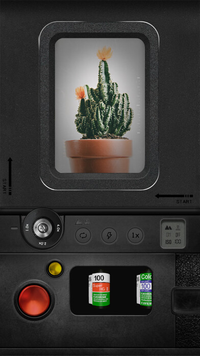 Emulate iPhone app INCH CAM - vintage film camera using MyAndroid