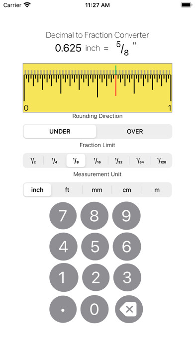 Emulate iPhone app Inch Converter using MyAndroid Emulate iPhone app Inch Converter using MyAndroid