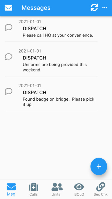 Emulate iPhone app Incident Paging App using MyAndroid