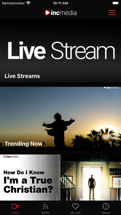 Emulate iPhone app INC Media TV using MyAndroid