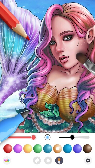 Emulate iPhone app inColor - Art Coloring Space using MyAndroid Emulate iPhone app inColor - Art Coloring Space using MyAndroid