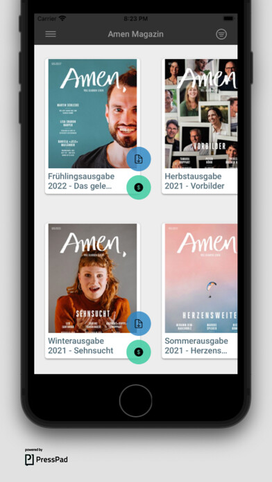Emulate iPhone app InColor Magazine app using MyAndroid Emulate iPhone app InColor Magazine app using MyAndroid