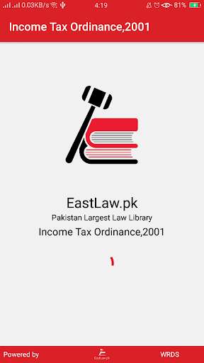 Run android online APK Income Tax Ordinance, 2001 from MyAndroid or emulate Income Tax Ordinance, 2001 using MyAndroid