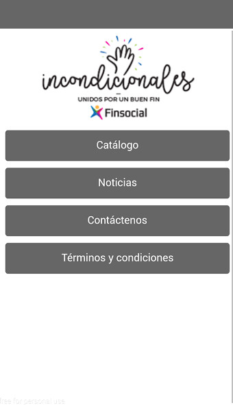 Run android online APK Incondicionales Finsocial from MyAndroid or emulate Incondicionales Finsocial using MyAndroid