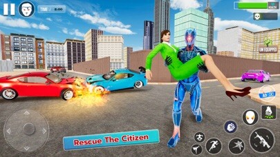 Emulate iPhone app Incredible City Rope Superhero using MyAndroid Emulate iPhone app Incredible City Rope Superhero using MyAndroid