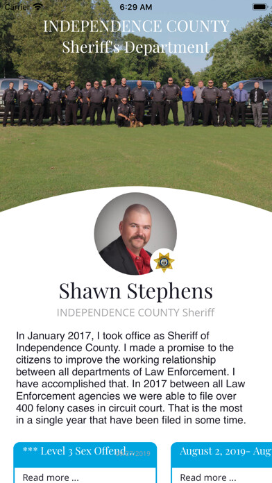 Emulate iPhone app Independence County using MyAndroid Emulate iPhone app Independence County using MyAndroid