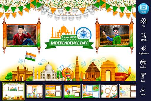 Run android online APK Independence Day Dual Photo Frame from MyAndroid or emulate Independence Day Dual Photo Frame using MyAndroid