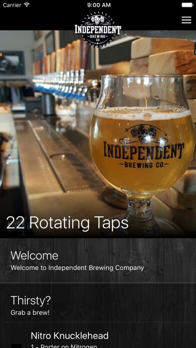Emulate iPhone app Independent Brewing Company using MyAndroid Emulate iPhone app Independent Brewing Company using MyAndroid