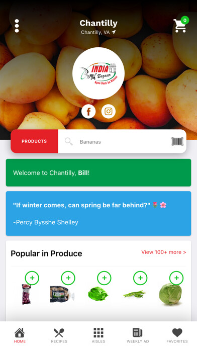 Emulate iPhone app India Bazaar Grocery using MyAndroid Emulate iPhone app India Bazaar Grocery using MyAndroid