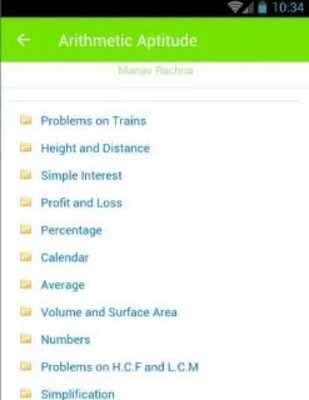 Emulate Android APK India Bix Aptitude GK, General Verbal Reasoning GS