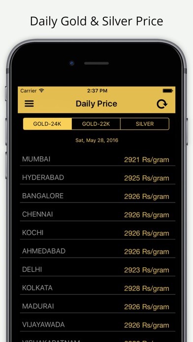 Emulate iPhone app India Gold Silver MCX Prices using MyAndroid Emulate iPhone app India Gold Silver MCX Prices using MyAndroid