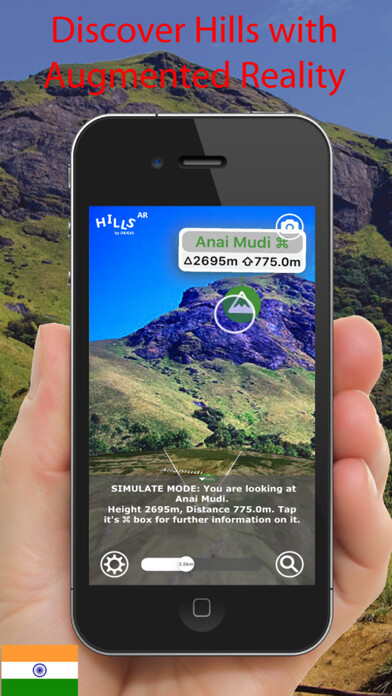 Emulate iPhone app INDIA Hills AR using MyAndroid