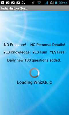 Emulate Android APK India History Quiz