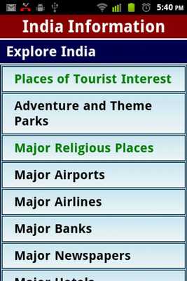 Emulate Android APK IndiaInfo - India Information