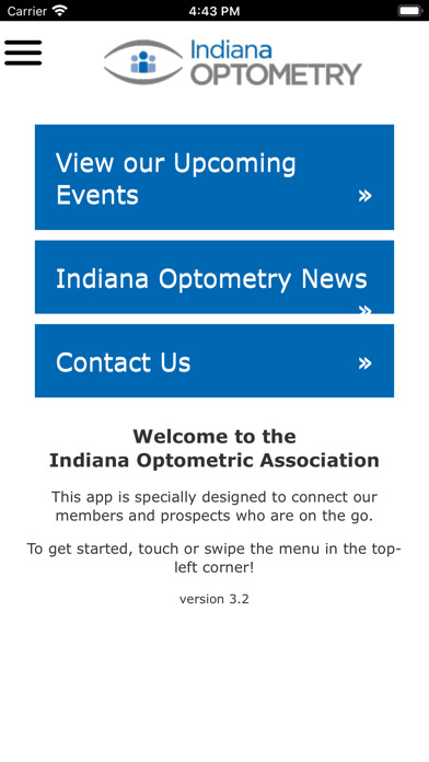 Emulate iPhone app Indiana Optometric Association using MyAndroid Emulate iPhone app Indiana Optometric Association using MyAndroid