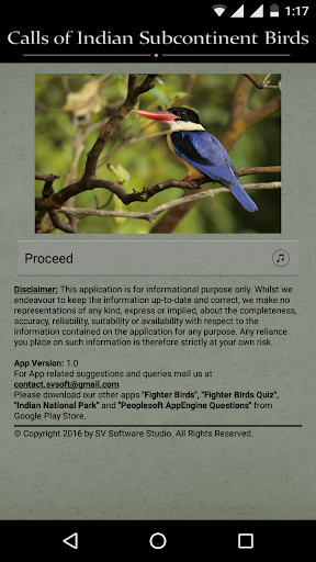 Run android online APK Indian Bird Sounds from MyAndroid or emulate Indian Bird Sounds using MyAndroid