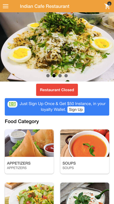 Emulate iPhone app Indian Cafe using MyAndroid Emulate iPhone app Indian Cafe using MyAndroid