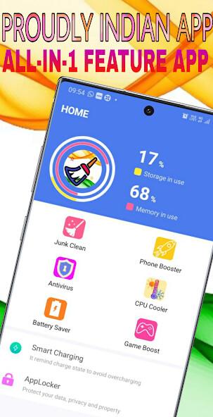 Run android online APK Indian Cleaner Antivirus from MyAndroid or emulate Indian Cleaner Antivirus using MyAndroid