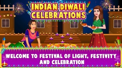 Emulate iPhone app Indian Diwali Celebrations using MyAndroid