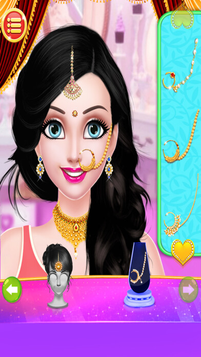 Emulate iPhone app Indian Girl Bridal Makeover using MyAndroid Emulate iPhone app Indian Girl Bridal Makeover using MyAndroid