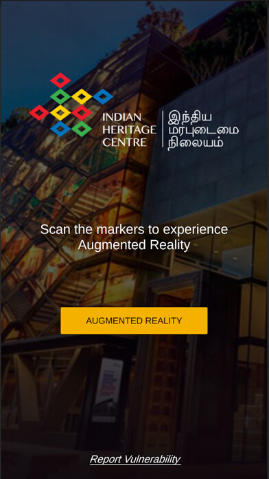 Emulate iPhone app Indian Heritage Centre using MyAndroid