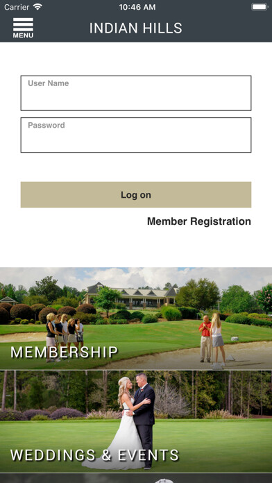 Emulate iPhone app Indian Hills CC Marietta using MyAndroid Emulate iPhone app Indian Hills CC Marietta using MyAndroid