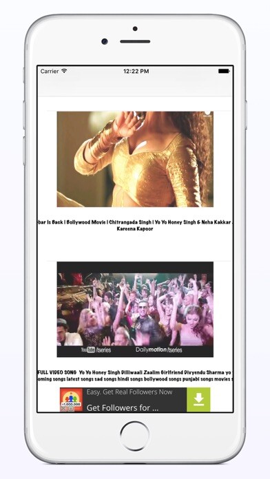 Emulate iPhone app Indian Hot Item Songs Hindi using MyAndroid Emulate iPhone app Indian Hot Item Songs Hindi using MyAndroid