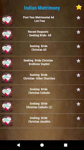 Run android online APK Indian Matrimony - Matrimony Listing for  NRIs from MyAndroid or emulate Indian Matrimony - Matrimony Listing for  NRIs using MyAndroid