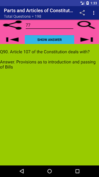 Run android online APK Indian Polity 1300 Questions from MyAndroid or emulate Indian Polity 1300 Questions using MyAndroid