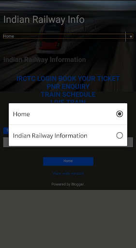 Emulate Android APK Indian Rail Info Emulate Android APK Indian Rail Info