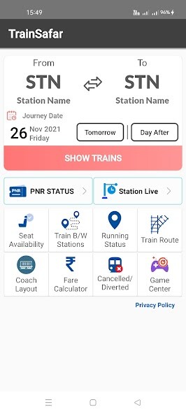 Run android online APK Indian Railway PNR Status from MyAndroid or emulate Indian Railway PNR Status using MyAndroid Run android online APK Indian Railway PNR Status from MyAndroid or emulate Indian Railway PNR Status using MyAndroid