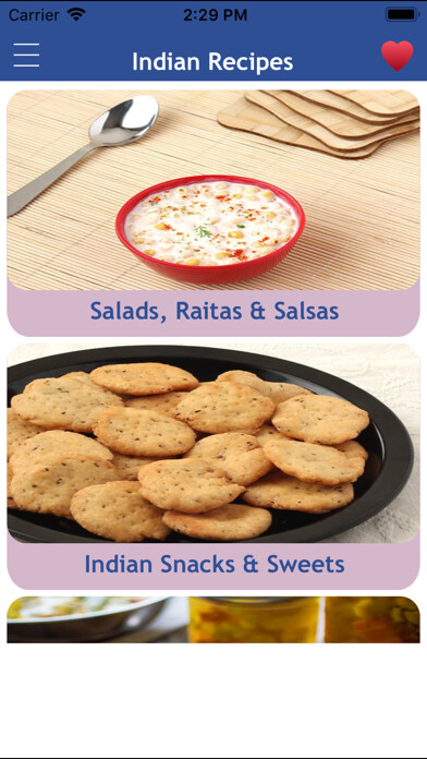 Emulate iPhone app Indian Recipes - Cuisine Food using MyAndroid Emulate iPhone app Indian Recipes - Cuisine Food using MyAndroid
