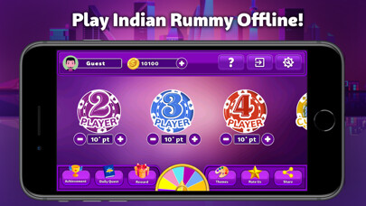 Emulate iPhone app Indian Rummy Offline using MyAndroid