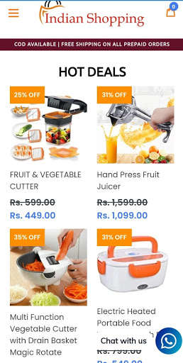 Run android online APK Indian Shopping from MyAndroid or emulate Indian Shopping using MyAndroid