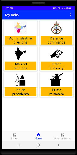 Run android online APK Indian States from MyAndroid or emulate Indian States using MyAndroid