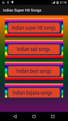 Emulate Android APK Indian Super Hit Songs