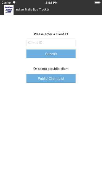 Emulate iPhone app Indian Trails Bus Tracker using MyAndroid