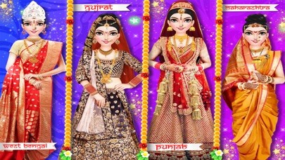 Emulate iPhone app Indian Wedding Bride Salon using MyAndroid