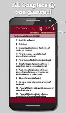 Emulate Android APK India - The Contempt of Courts Act 1971