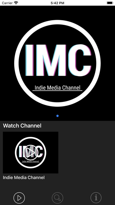 Emulate iPhone app Indie Media Channel using MyAndroid