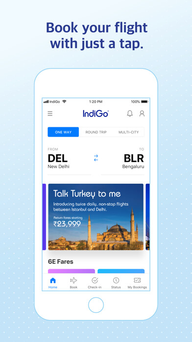 Emulate iPhone app IndiGo - Book Flight Ticket using MyAndroid Emulate iPhone app IndiGo - Book Flight Ticket using MyAndroid