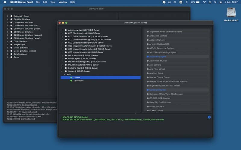 Emulate iPhone app INDIGO Control Panel using MyAndroid Emulate iPhone app INDIGO Control Panel using MyAndroid