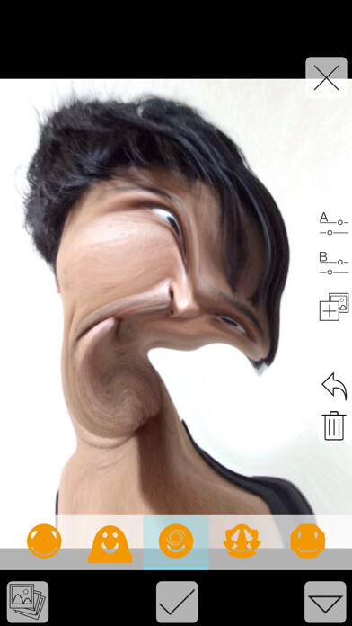 Emulate iPhone app Individual Face - extreme distortion filters & effects for selfie camera - using MyAndroid Emulate iPhone app Individual Face - extreme distortion filters & effects for selfie camera - using MyAndroid